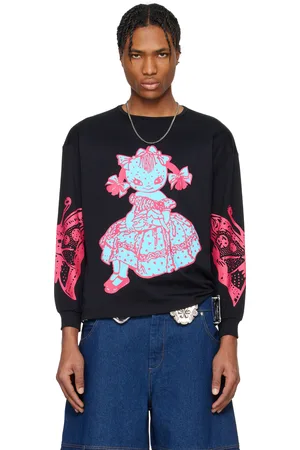 Chopova Lowena T-shirt surdimensionné Dotty noir en jersey