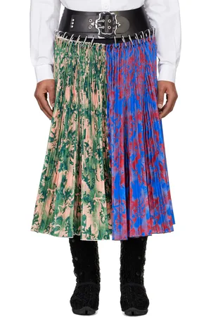 Chopova Lowena Jupe midi Mosey multicolore à mousquetons
