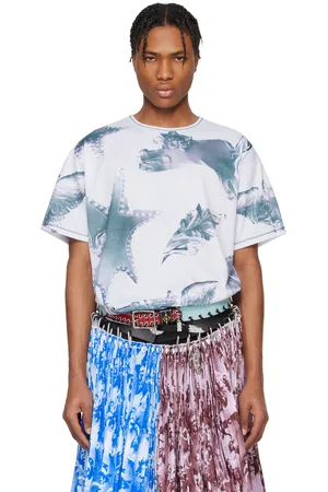 Chopova Lowena T-shirt à manches courtes surdimensionné Zoom Spur blanc