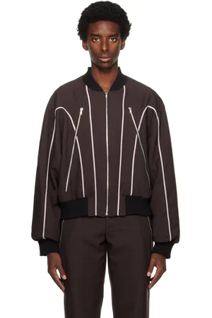 Kennel & Schmenger Blouson aviateur brun à glissière
