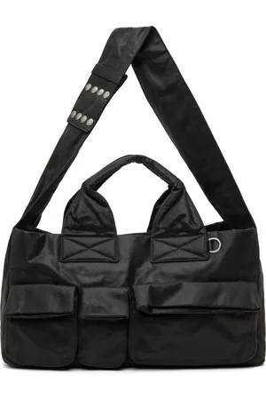 OPEN YY Sac Venti noir en canevas enduit