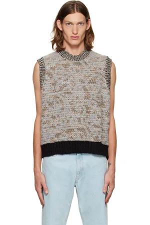 Andersson Bell Gilet beige à motif
