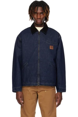 Carhartt Blouson OG Detroit bleu en denim