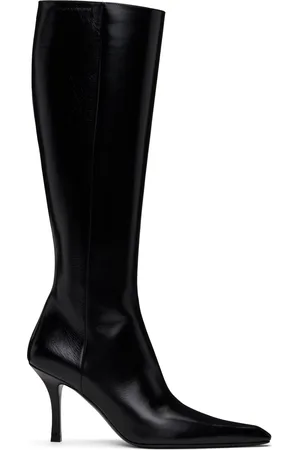 Alexander Wang Bottes hautes hauteur genou Vivica 85 noires