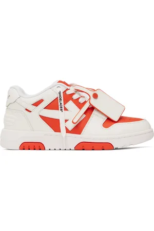 OFF-WHITE Baskets Out Of Office orange et blanc