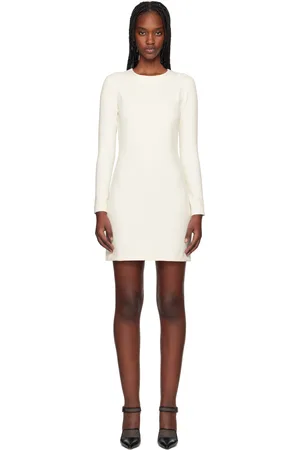 Max Mara Robe courte Bartolo blanche