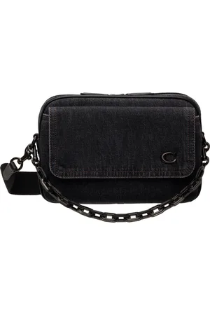 Coach Sac à bandoulière 24 noir à rabat - Charter