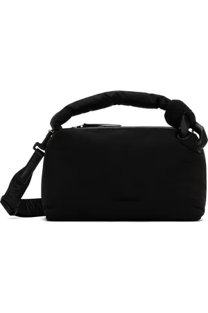 J.W.Anderson Sac rembourré noir à maillon gourmette