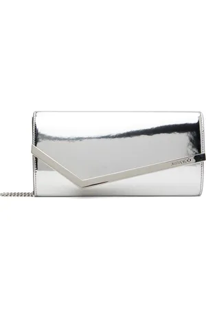Jimmy Choo Pochette Emmie argentée