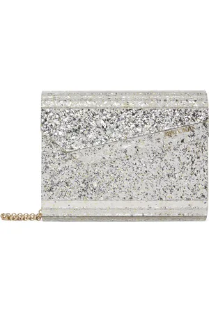 Jimmy Choo Pochette Candy argentée