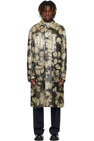 DRIES VAN NOTEN Mackintosh décontracté vert