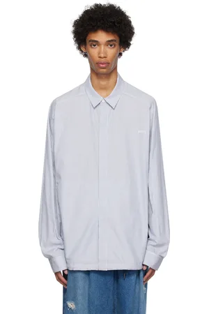 JUUN.J Chemise bleue à rayures