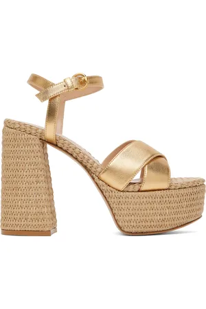 Gianvito Rossi Sandales à talon Bebe dorées