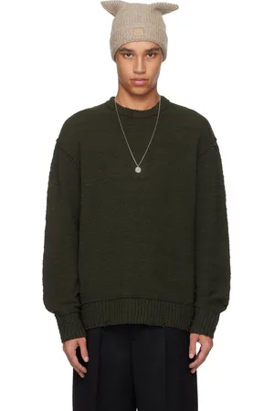 Acne Studios Pull vert en tricot