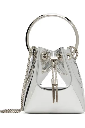 Jimmy Choo Sac Bon Bon argenté