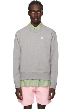 Acne Studios Pull gris à écusson