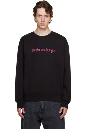 Saturdays NYC Pull molletonné Bowery noir à logo