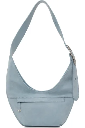 OPEN YY Sac incurvé bleu à bandoulière
