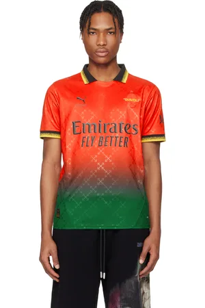 OFF-WHITE Maillot sportif rouge édition PUMA & AC Milan