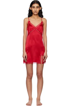Agent Provocateur Fond de robe Gisele rouge
