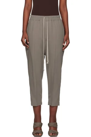 Rick Owens Pantalon de détente Astaires gris à cordon coulissant - Hollywood
