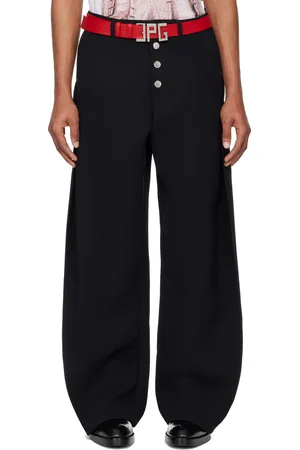 Jean Paul Gaultier Pantalon sculptural noir