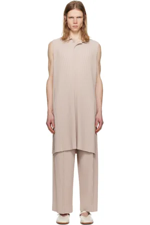 Issey Miyake Polo Monthly Color February beige