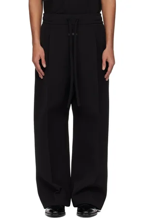 FEAR OF GOD Pantalon ample noir à cordon coulissant