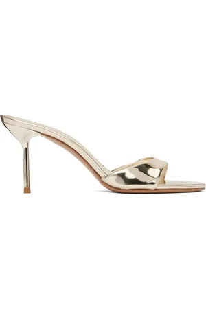 PARIS TEXAS Mules Lidia 70 dorées