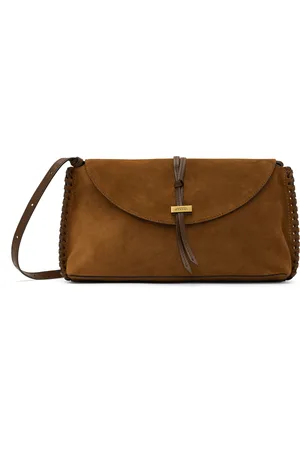 Isabel Marant Sac de style pochette Silao brun clair
