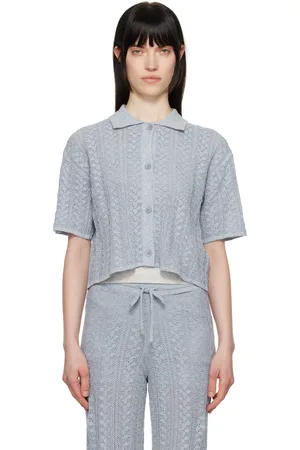 Holzweiler Chemise Kelp bleue en crochet