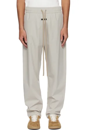 FEAR OF GOD Pantalon de survêtement beige en nylon