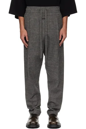 FEAR OF GOD Pantalon gris à cordon coulissant - Eternal