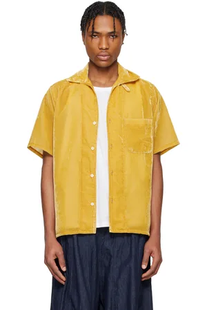 Pins & Needles Chemise jaune à col classique