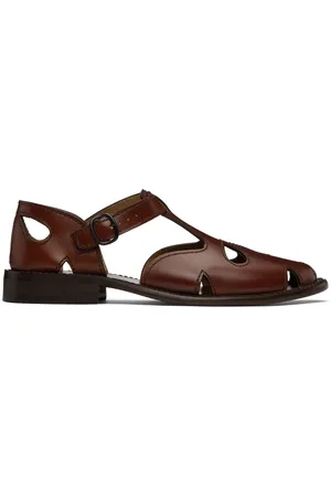 Hereu Sandales Floreta brun clair