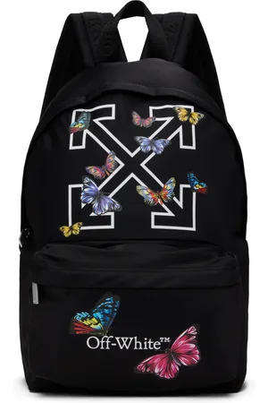 OFF-WHITE Enfant | Sac à dos noir à quatre flèches et à papillons