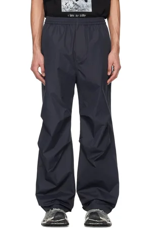 We11 Done Pantalon de survêtement Banding bleu marine