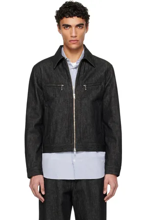 Fumito Ganryu Blouson Work Riders noir en denim