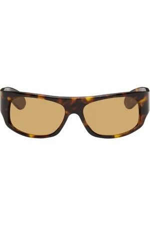 Marni Lunettes de soleil Uailus brun et noir