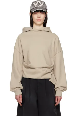 OPEN YY Pull à capuche déconstruit