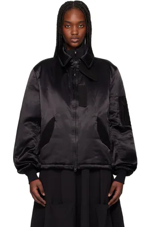 Y-3 Blouson aviateur noir en nylon