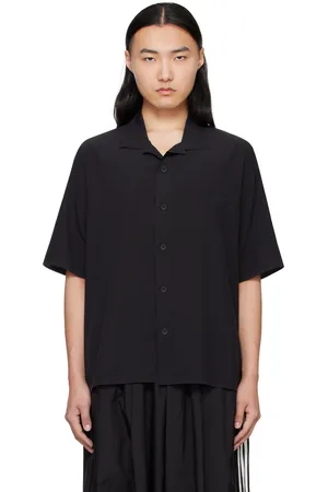 Y-3 Chemise noire en jersey léger
