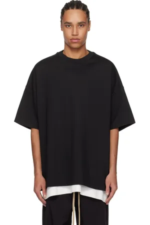 FEAR OF GOD T-shirt à manches courtes noir en viscose Milano