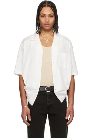 OUR LEGACY Chemise à manches courtes Heusen blanche