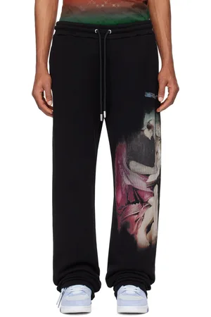 OFF-WHITE Pantalon de survêtement noir à image Col S. Matthew