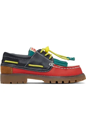 Bobo Choses Enfant | Flâneurs de style chaussure bateau Compas multicolores édition Camper