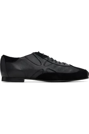 Stefan Cooke Chaussures oxford hybrides noires à découpes