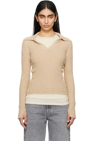 mfpen Polo beige à patte fendue