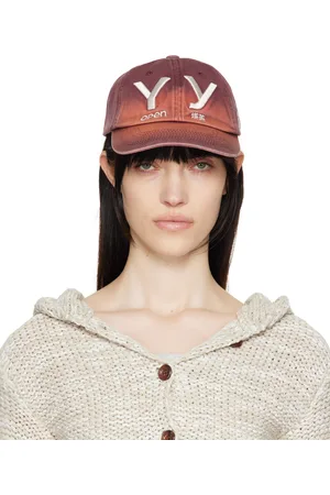 OPEN YY Casquette de baseball dégradé rouge à logo