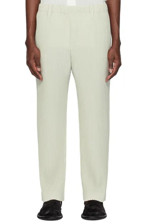 Issey Miyake Pantalon façon costume plissé 1 gris